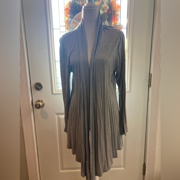 prospect blvd Sweaters - New, prospect blvd , light grey cardigan, 1x